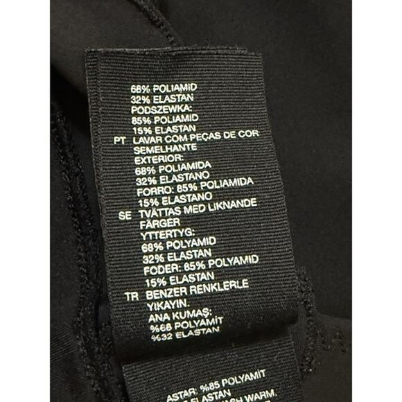 Deep V-Neck Black One-Piece Swimsuit By & Other Stories Size US 8 - Picture 8 of 10